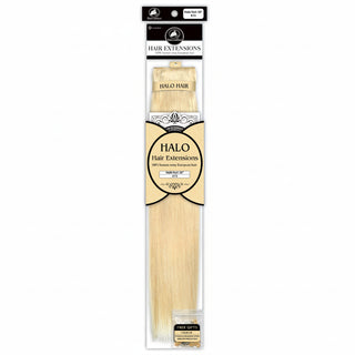 Dressmaker 20 inch Remy European straight halo human hair extensions for natural length and volume**