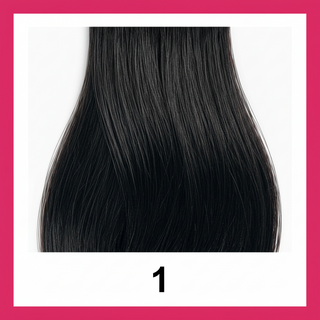 Dressmaker 14 inch 8-piece double weft straight clip-in hair extensions for natural volume and length**