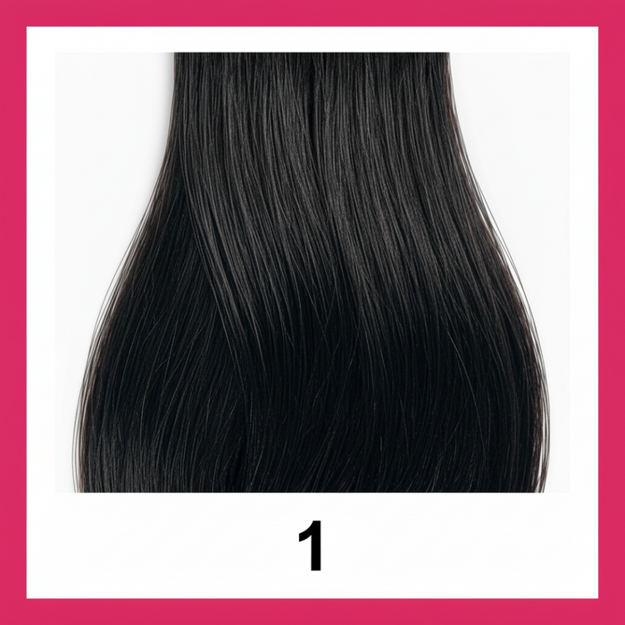 Dressmaker 8 Piece 14 Inch Clip In Hair Extensions Double Weft Straight Hair