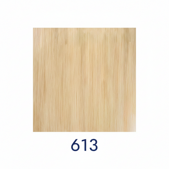 Dressmaker 8 Piece Double Weft Clip-In Hair Extensions in Bleach Blonde (#613)