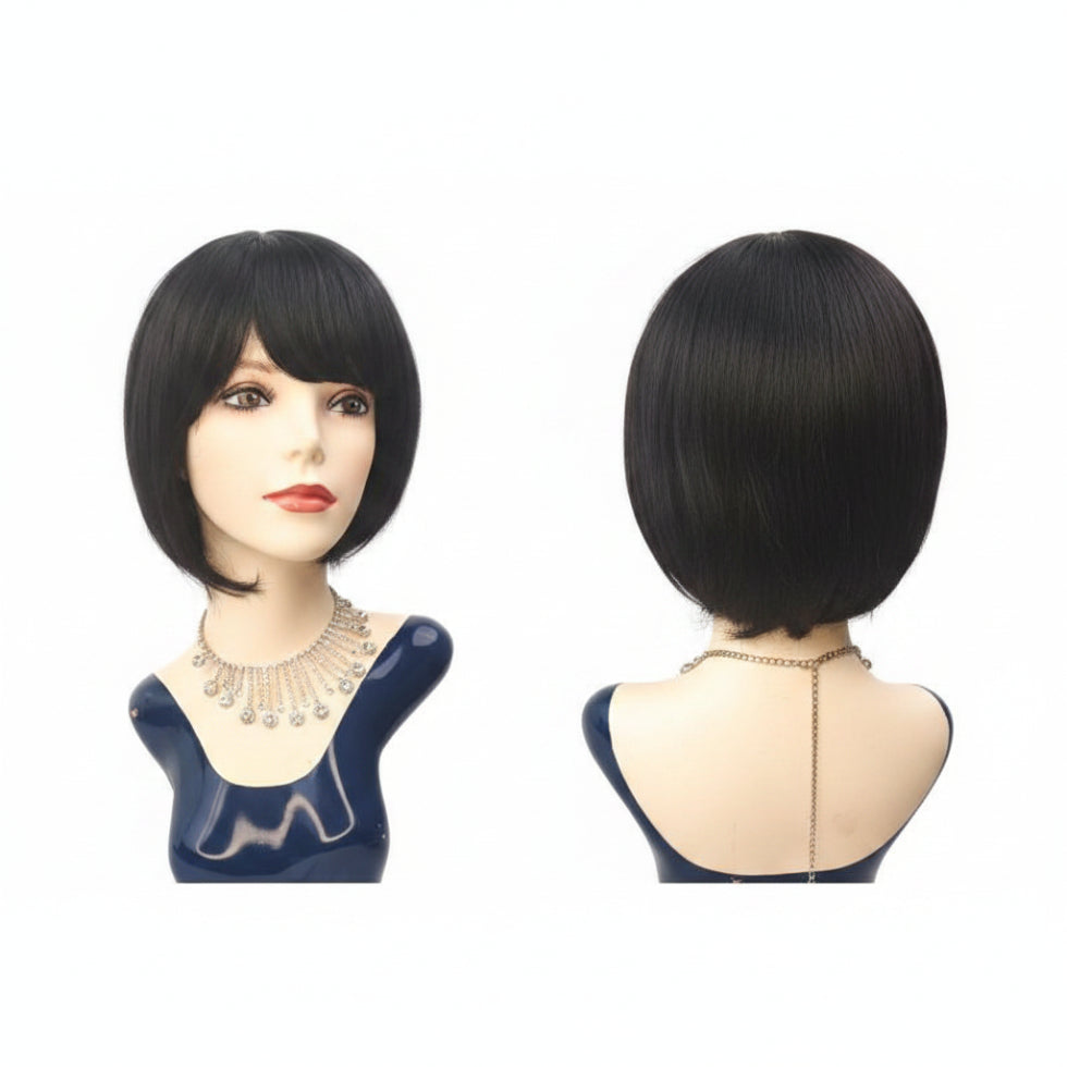 Dressmaker Abby M wig made with 100% unprocessed virgin Brazilian human hair for natural volume and shine**