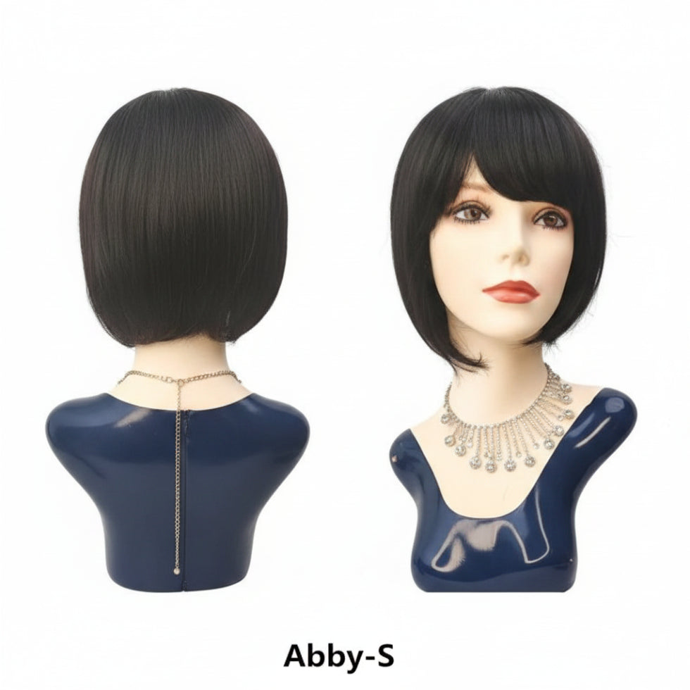 Dressmaker Abby S wig made with 100% unprocessed virgin Brazilian human hair for natural softness and shine**