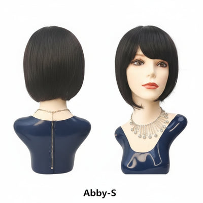 Dressmaker Abby S wig made with 100% unprocessed virgin Brazilian human hair for natural softness and shine**