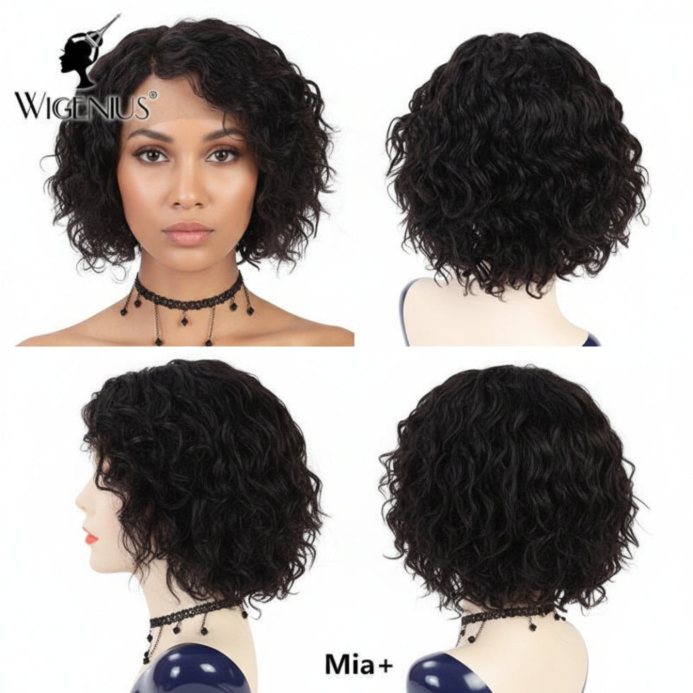 Dressmaker Betty XL wig made with 100% unprocessed virgin Brazilian human hair for natural volume and shine**
