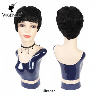 Dressmaker Eleanor wig made with 100% unprocessed virgin Brazilian human hair for natural softness and shine**