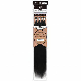 Dressmaker Remy European keratin flat tip straight human hair extensions for natural length and volume**