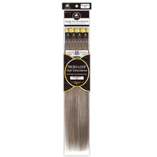 Dressmaker Remy European micro-loop straight hair extensions 18 inch silver 100pcs human hair silky fashion color salon quality extensions