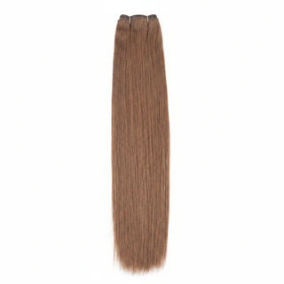 dressmaker unlimited human hair extensions straight 14 inch color 5 for natural smooth voluminous hair styling