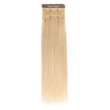 Dressmaker virgin Brazilian straight weave blonde colour human hair extensions with silky smooth texture and shine