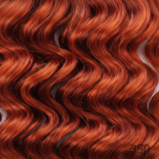 Dressmaker 14 inch virgin Brazilian deep bulk hair for boho braids and protective braided hairstyles**