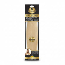 Dressmaker virgin Brazilian straight weave blonde colour human hair extensions with silky smooth texture and shine