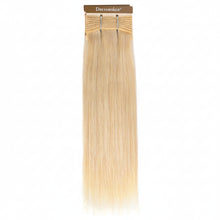 Dressmaker virgin Brazilian straight weave blonde colour human hair extensions with silky smooth texture and shine