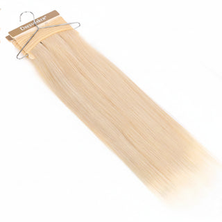 Dressmaker virgin Brazilian straight weave blonde colour human hair extensions with silky smooth texture and shine
