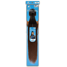 Dressmaker virgin human hair straight drawstring ponytail 18 inch T1B/30 brown caramel highlight salon quality hair extension