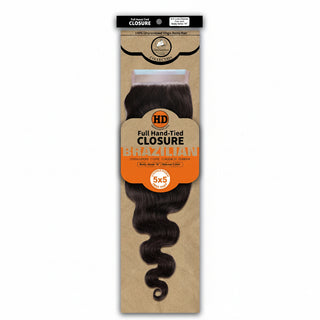 Dressmaker HD luxury 5x5 free part body wave lace closure with virgin Remy human hair and natural scalp effect**