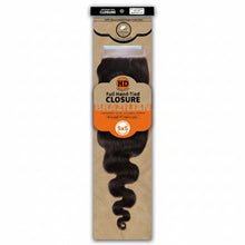 Dressmaker HD luxury 5x5 free part body wave lace closure with virgin Remy human hair and natural scalp effect**