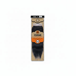Dressmaker virgin Remy straight 6x6 HD luxury lace closure free part human hair closure