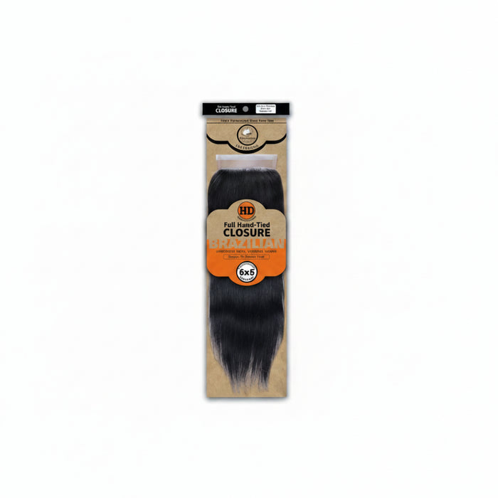 Dressmaker Virgin Remy HD Luxury Lace Closure Straight 6x6 Free Part Hair