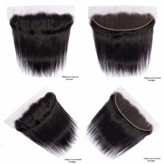 Dressmaker virgin Remy hair 13x4 transparent lace frontal with natural hairline and seamless blend**