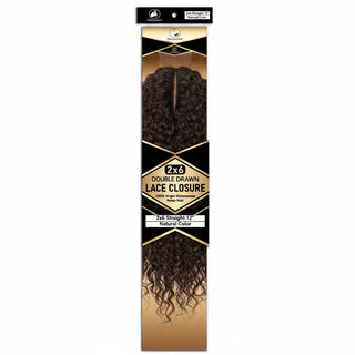 Dressmaker virgin Vietnamese double drawn 2x6 straight lace closure with natural scalp effect and full density**