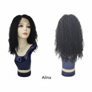 Dressmaker Wignus Alina virgin Brazilian human hair wig with Swiss lace parting and natural scalp appearance**