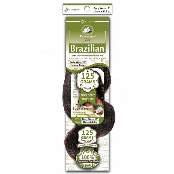 Dressmaker Youth 100% Unprocessed Virgin Brazilian Body Wave Weave Human Hair