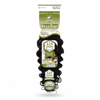 Dressmaker Youth virgin Brazilian deep wave weave human hair extensions with defined curls and natural volume**