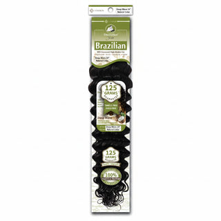 Dressmaker Youth virgin Brazilian deep wave weave human hair extensions with defined curls and natural volume**