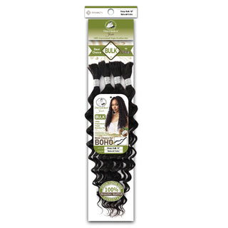 Dressmaker Youth virgin Brazilian deep bulk hair extensions 18 inch natural color braiding hair soft texture natural volume and length