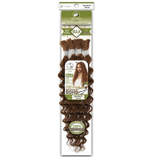 Dressmaker Youth virgin Brazilian deep bulk hair extensions 20 inch color 30 warm auburn braiding hair soft texture long volume