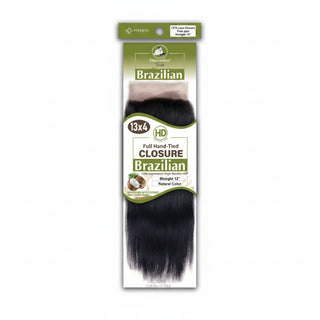 Dressmaker Youth 13x4 HD free part frontal with virgin Brazilian straight human hair and natural hairline**
