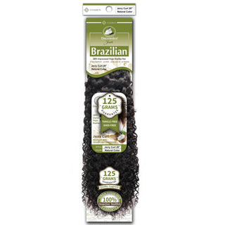 Dressmaker virgin Brazilian Jerry curl weave 20 inch natural color human hair with defined curls and long volume
