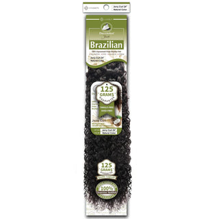 Dressmaker virgin Brazilian Jerry curl weave 24 inch natural color human hair with defined curls and ultra long volume