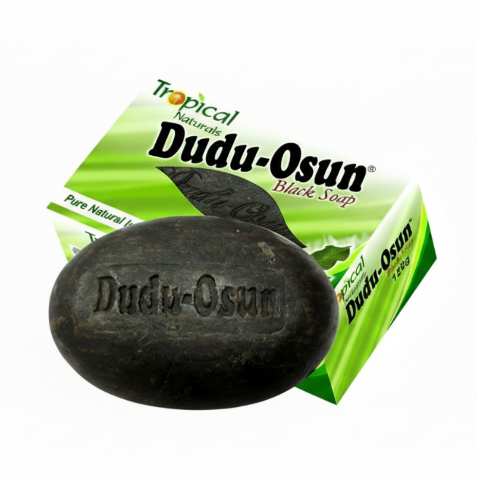 dudu osun black soap 150g african herbal cleansing bar for natural glowing skin