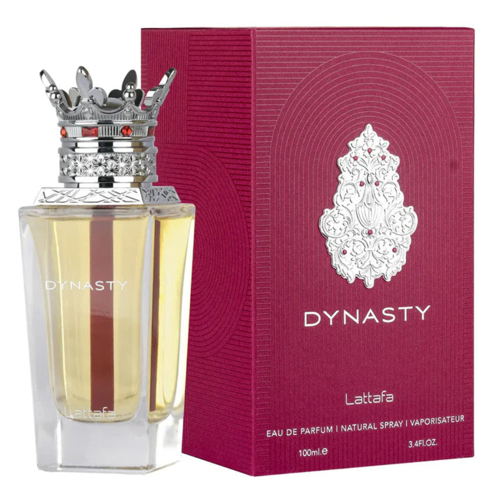 Dynasty perfume 100ml EDP by Lattafa luxurious woody oriental long lasting fragrance for men