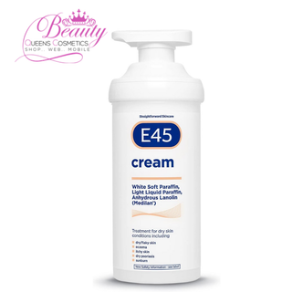 E45 Eucalyptus Cream 500g Pump | Moisturiser for Dry Skin, Eczema & Dermatitis Relief