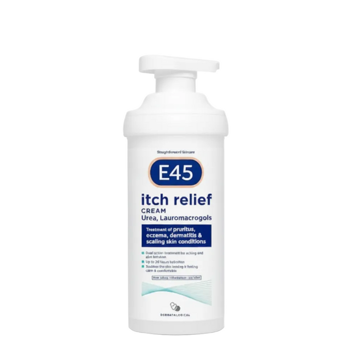 e45 itch relief cream 500ml pump soothes itchy eczema prone irritated skin moisturizing soothing care