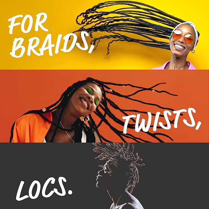 EBIN LOCK' N POMADE Braid Formula Medium Hold 180ml | Moisturize & Style Braids