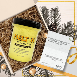 EBIN Melt’N Styling Gel – Keratin + Black Castor Oil – 946ml / 32 fl oz