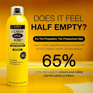 EBIN Wonder Lace Bond Adhesive Spray Extra Mega Hold 80ml | Original