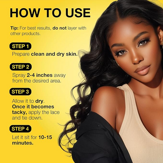 EBIN Wonder Lace Bond Adhesive Spray Extra Mega Hold 420ml | Original