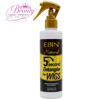 EBIN 5 Second Detangler for Wigs 250ml | Smooth, Shiny & Easy-to-Use Spray