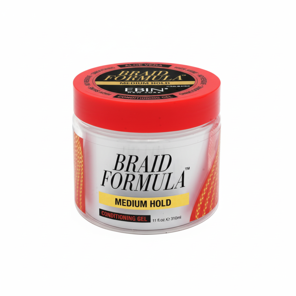 EBIN Braid Formula Conditioning Gel Medium Hold | Non-Flaking Braiding Gel