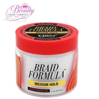 EBIN Braid Formula Conditioning Gel Medium Hold | Non-Flaking Braiding Gel