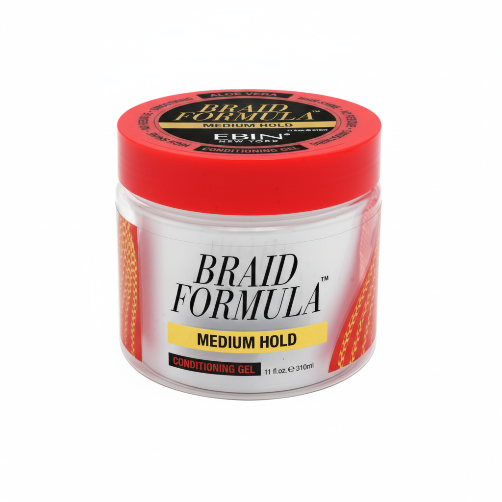 EBIN Braid Formula Conditioning Gel Medium Hold | Non-Flaking Braiding Gel
