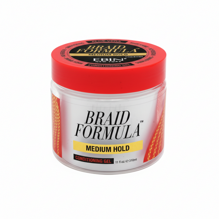 EBIN Braid Formula Conditioning Gel Medium Hold | Non-Flaking Braiding Gel