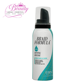 EBIN Braid Formula Setting Mousse Smoothing & Shine Menthol 80ml