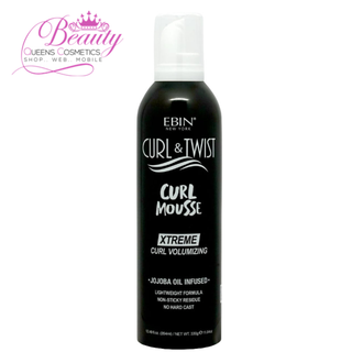 EBIN Curl & Twist Xtreme Curl Volumizing Mousse 354ml | Define & Enhance Curls