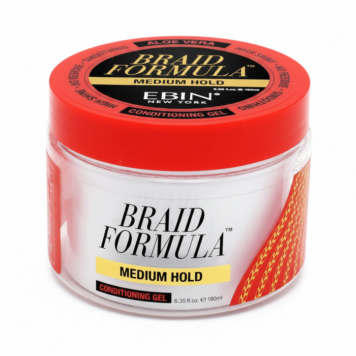 EBIN LOCK' N POMADE Braid Formula Medium Hold 180ml | Moisturize & Style Braids