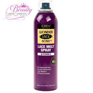 EBIN New York Lace Bond Lace Melt Spray with Vitamin E 6oz | All-Day Hold